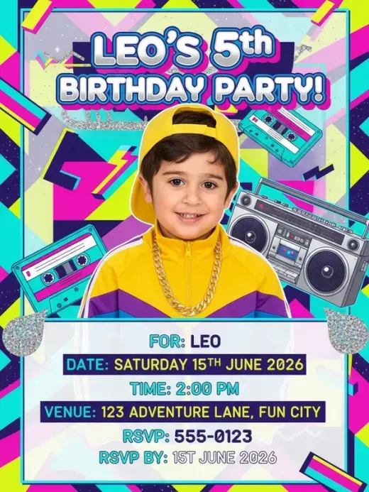Invitation sample