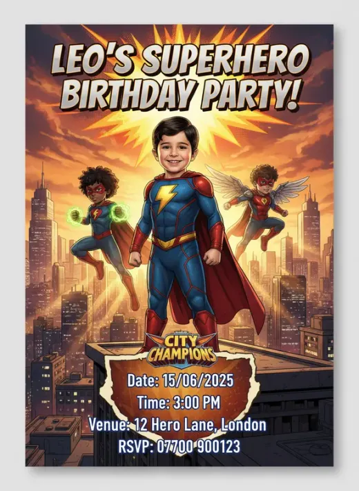 AI-generated invitation