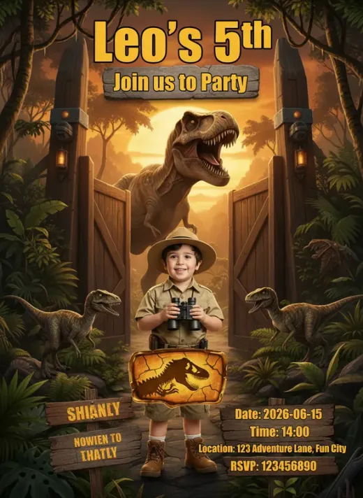 AI-generated invitation