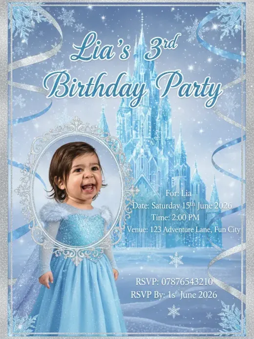AI-generated invitation