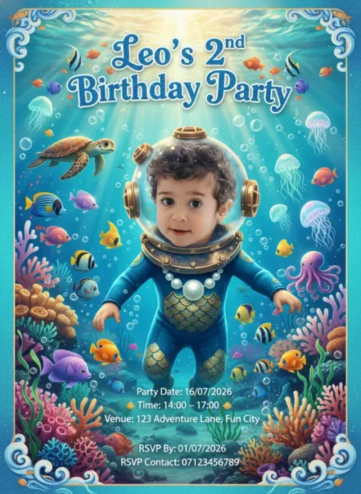 AI-generated invitation