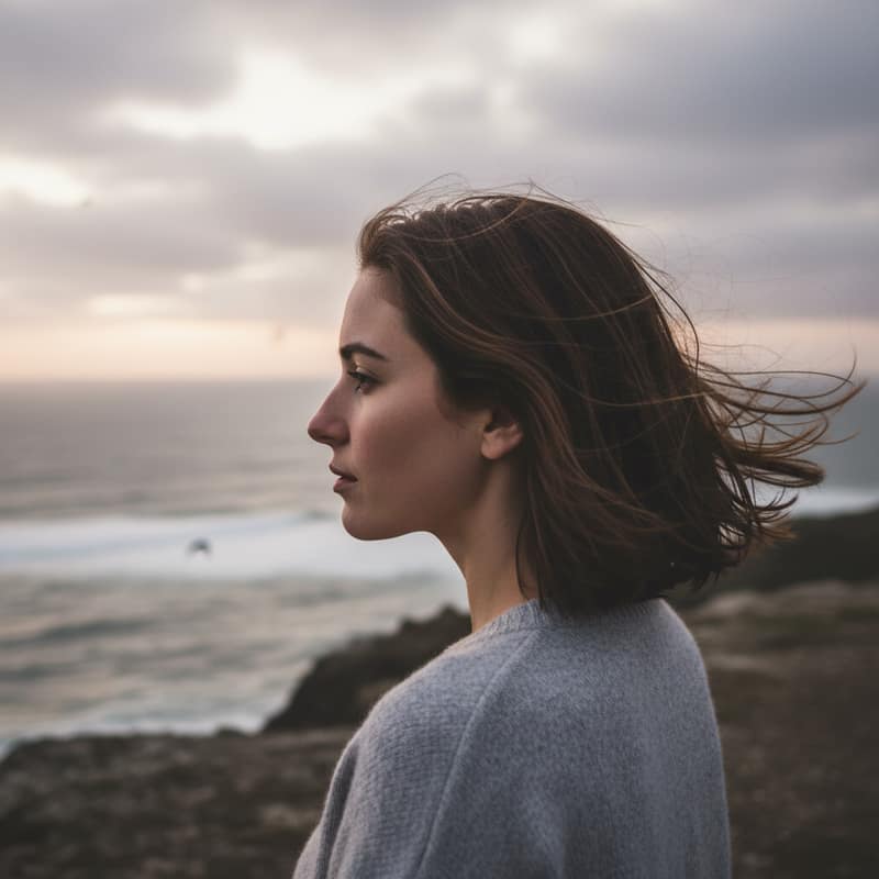 Side profile photo example